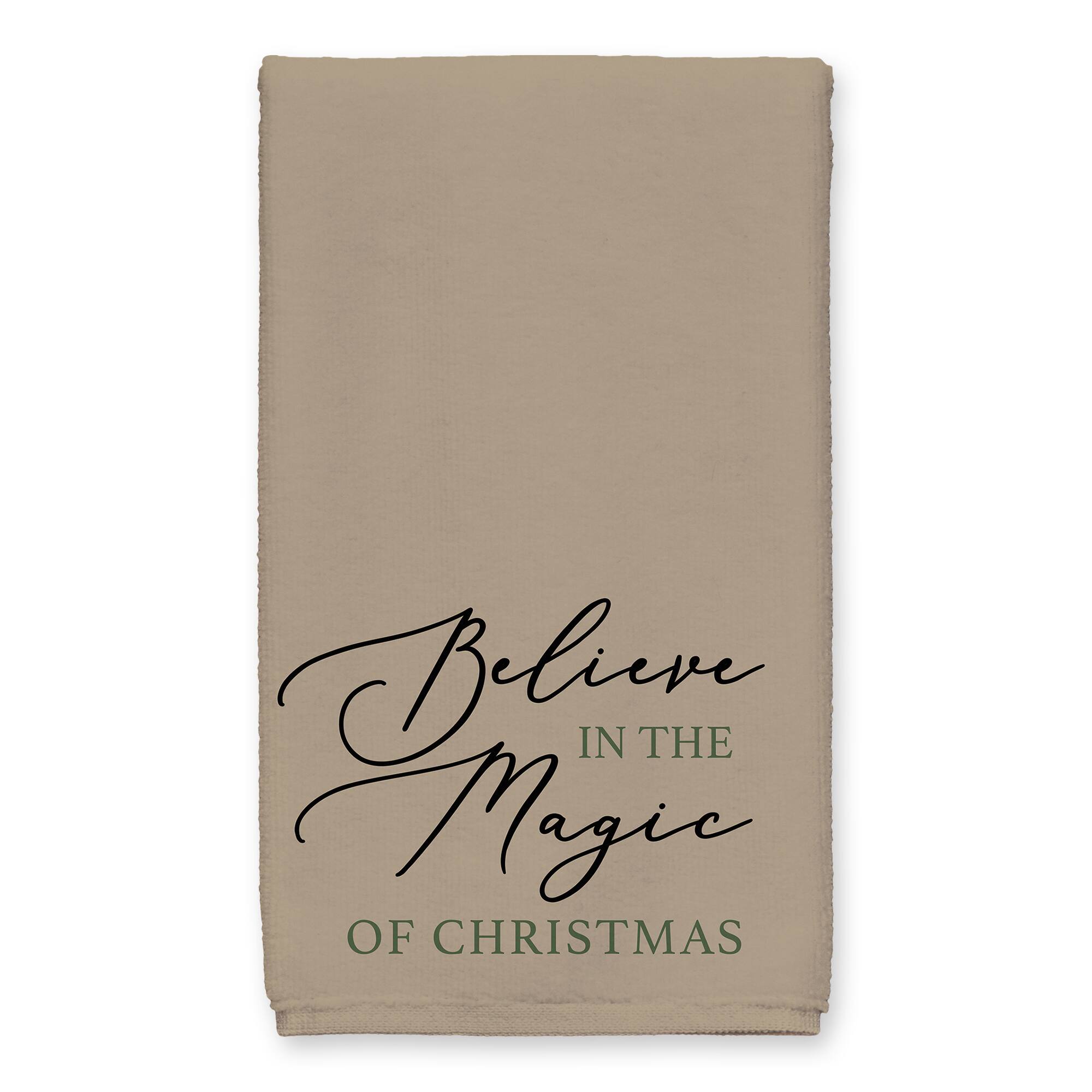 Brown Believe in Magic Tea Towel Set